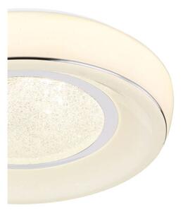 GLOBO 483110-18 MICKEY stropní svítidlo LED D390mm 18W/1300lm 3000-6000K bílá, chrom, opál, stmívatelné, dálkové ovládaní, starlight efekt, krištálový efekt