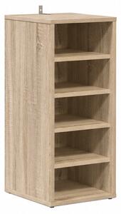 Skříňka na boty, botník, 5 polic, dřevo, 72x36x32 cm, dub sonoma, Dekorino BB20260071