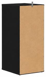 Skříňka na boty, botník, 5 polic, dřevo, 72x36x32 cm, černá, Dekorino BB20260070