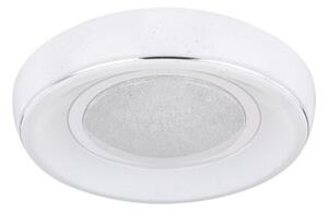 GLOBO 483110-18 MICKEY stropní svítidlo LED D390mm 18W/1300lm 3000-6000K bílá, chrom, opál, stmívatelné, dálkové ovládaní, starlight efekt, krištálový efekt