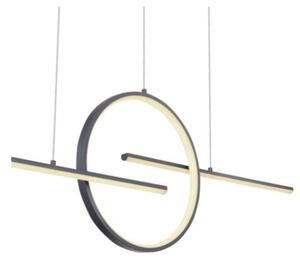 GLOBO 67121-50G BARRAL závěsné svítidlo LED 50W/1300lm 3000-4500-6000K grafitová, stmívatelné, dálkové ovládaní