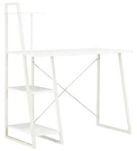Psací stůl s poličkami bílý 102 x 50 x 117 cm 20282