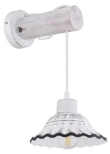 GLOBO 54050W JOWITA nástěnné svítidlo 1xE27 bílá patina, černá