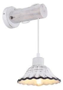 GLOBO 54050W JOWITA nástěnné svítidlo 1xE27 bílá patina, černá