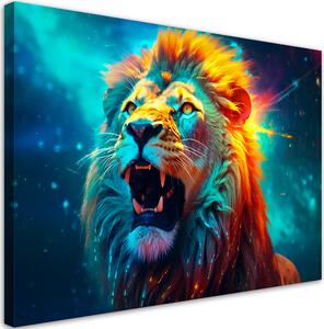 Obraz na plátně Královský lev Rozměry: 60 x 40 cm