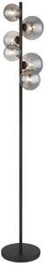 GLOBO 56133-6S RIHA stojací lampa V1550mm 6xG9 matná černá, kouřová