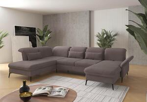 SEDACÍ SOUPRAVA, textil, šedohnědá Sit & More - Sedací soupravy, Online Only