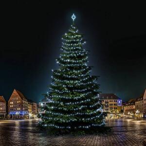 DECOLED LED světelná sada na vánoční stromy vysoké 21-23 m, ledová bílá