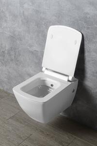 Isvea, PURITY WC sedátko, SLIM, Soft Close, bílá, 40S80200I
