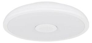 GLOBO 41366W RAFFY LED stropní svítidlo s reproduktorem D280mm 18W/1000lm 3000-6500K IP44 bílá, opál, RGB, bluetooth, stmívatelné, dálkové ovládaní