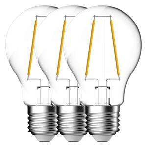 Nordlux LED žárovka E27 4W 2700K 3ks (čirá) LED žárovky sklo 5181000923