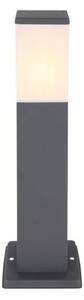 GLOBO 31731 HERRI venkovní sloupek 1xE27 V450mm IP44 antracit, opál