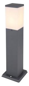 GLOBO 31731 HERRI venkovní sloupek 1xE27 V450mm IP44 antracit, opál