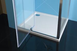 Polysan EASY LINE třístěnný sprchový kout 800-900x700mm, pivot dveře, L/P varianta, sklo Brick