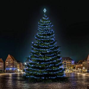 DECOLED LED světelná sada na vánoční stromy vysoké 21-23 m, modrá