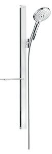Hansgrohe Raindance Select S 120 3jet / Unica'E nástěnná tyč, sada 0,90 m, bílá / chrom 27648400