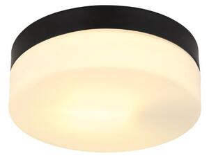 GLOBO 32111B VRANOS venkovní stropní svítidlo D184mm 1xE27 IP44 matná černá, bílá