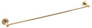 Tutumi - Kovový věšák na ručník - zlatá - 62x6 cm