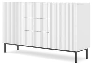Komoda 2D3S 150 Rowanna (bílá + černá). Akce -14%