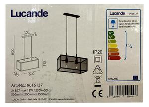 Lucande - Lustr na lanku BEYZA 2xE27/15W/230
