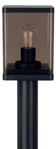 Venkovní lampa 1xE27/60W/230V IP44 černá/kouřová hnědá