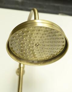 Reitano Rubinetteria, VANITY Sprchový sloup s připojením vody na baterii, retro, bronz, SET066
