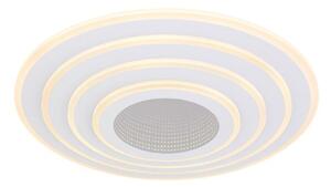 GLOBO SMART LIGHT 48544-40SH JOCELYN stropní svítidlo D400mm LED 40W/2900lm 2700-6500K bílá, chrom, dálkový ovladač