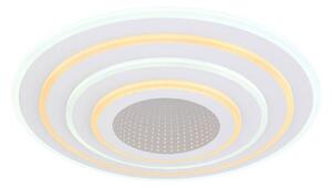 GLOBO SMART LIGHT 48544-40SH JOCELYN stropní svítidlo D400mm LED 40W/2900lm 2700-6500K bílá, chrom, dálkový ovladač