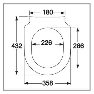 Villeroy & Boch SUBWAY 2.0.- toaletní sedátko s poklopem 9M78S101