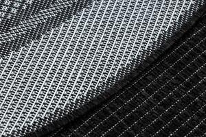 Šňůrkový koberec SIZAL TIMO 5979 outdoor černý kruh