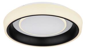 GLOBO 48272-46B TABANO stropní svítidlo LED D500mm 50W/3300lm 3000-6500K černá matná, opál, stmívatelné, dálkový ovladač