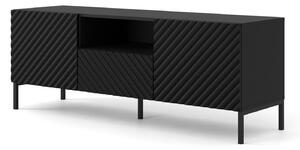 TV stolek/skříňka Surfy 3D (černá + černá)