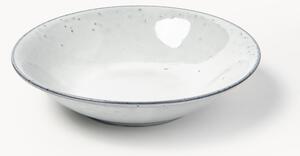 Ručně vyrobené hluboké talíře Nordic Sand, Ø 22 cm, 4 ks