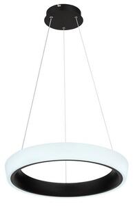 GLOBO 48272H-36B TABANO závěsné svítidlo LED D495mm 40W/2560lm 3000-6500K černá matná, opál, stmívatelné, dálkový ovladač