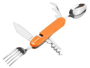 Vergionic 0090 Skládací kapesní nůž, příbor 6 v 1 oranžová