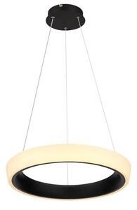 GLOBO 48272H-36B TABANO závěsné svítidlo LED D495mm 40W/2560lm 3000-6500K černá matná, opál, stmívatelné, dálkový ovladač