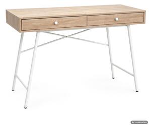 Kancelářský stůl SKANDIA 1 dub sonoma / bílá