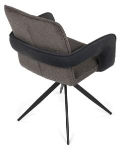 Jídelní židle otočná 180° DCH-F1146 GREY2 šedá