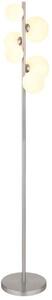 GLOBO 56140-6S RIHA stojací lampa V1550mm 6xG9 matný nikl, bílá