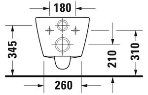 Duravit D-Neo - Závěsné Rimless WC 370x540 mm, bílá 2577090000