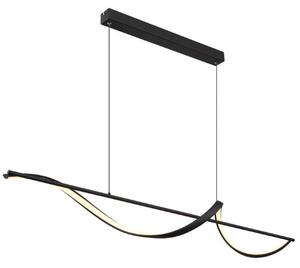 GLOBO 67207-24 VIOLINO závěsné svítidlo LED 24W/1000lm 3000K černá, opal