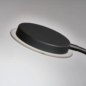 Driva LED stojací lampa, černá, výška 182, 2 světla, kov, CCT
