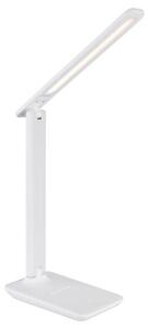 GLOBO 58439W BRIGHTON stolní svítidlo LED V500mm 5W/570lm 2700+6500+4000K bílá, adaptér, USB kabel