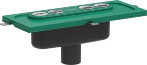Hansgrohe uBox universal - Základní těleso pro lineární sprchové žlaby pro svislou instalaci, 01002180