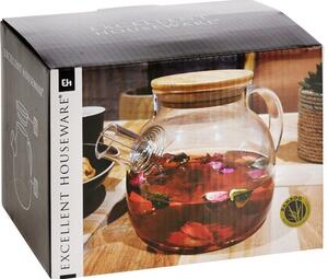EXCELLENT Konvice na čaj z varného skla 1 l KO-CD1002670