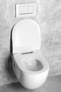 Sapho, BRILLA závěsná WC mísa, Rimless, 36,5x53 cm, bílá, 100614