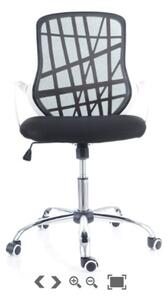 DEXTER kancelářská židle, černobílá