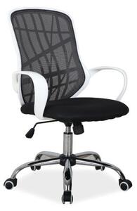 DEXTER kancelářská židle, černobílá