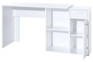 LIVARNO home Psací stůl se skřínkou, bílá (850000405)