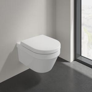 VILLEROY & BOCH Villeroy & Boch ARCHITECTURA - WC mísa bezrámová, 530x370 mm, závěsný model, DirectFlush, vodorovný odpad, bílá alpin 4694R001